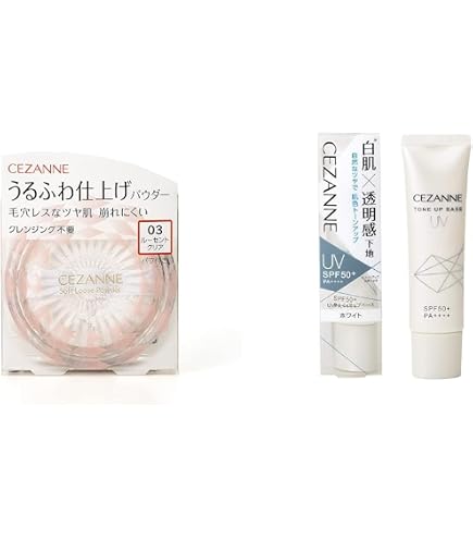 Amazon | 【セット買い】セザンヌ うるふわ仕上げパウダー03